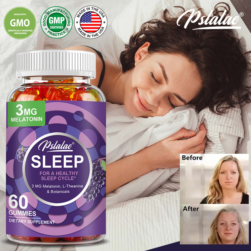 Melatonin Sleep Gummy - Gummies pour le sommeil - Relaxation,