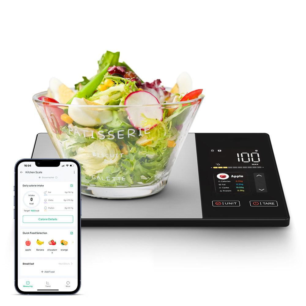 Fitness Nutrition Diet - Balance de cuisine intelligente avec application,