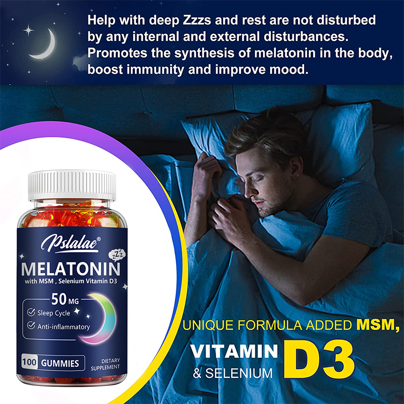 Gummies à la mélatonine 50 mg  - Melatonin Sleep Gummy avis et prix