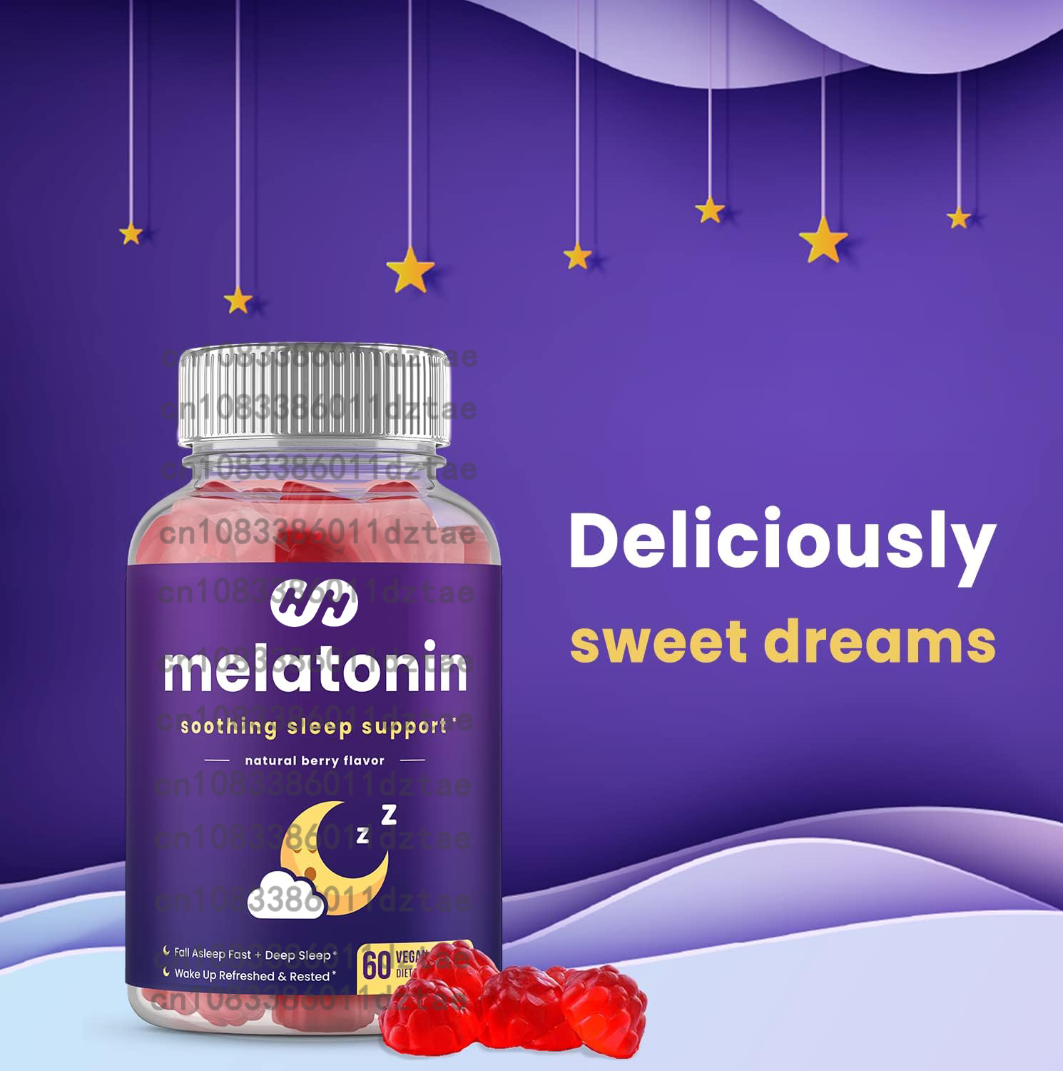 Gummies à la mélatonine - Aide - Melatonin Sleep Gummy avis et prix