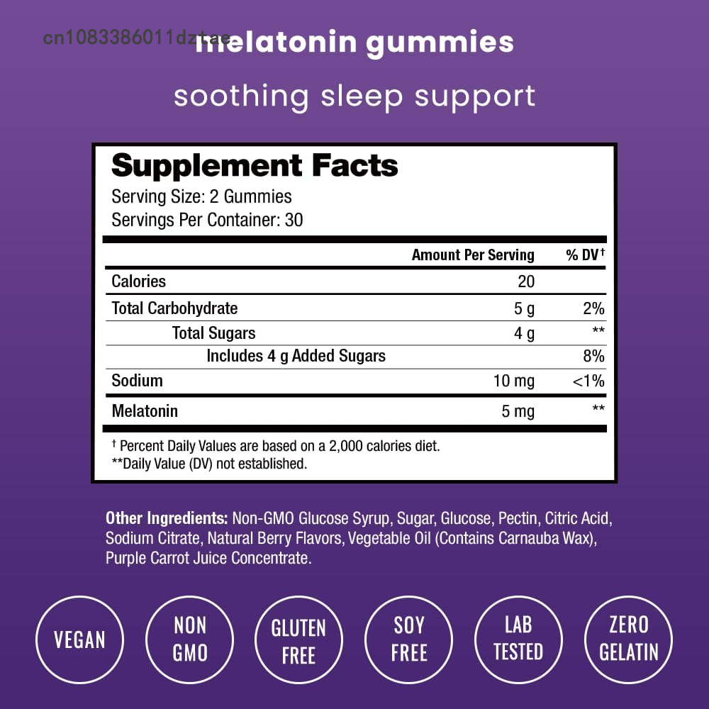 Gummies à la mélatonine - Aide - Melatonin Sleep Gummy avis et prix
