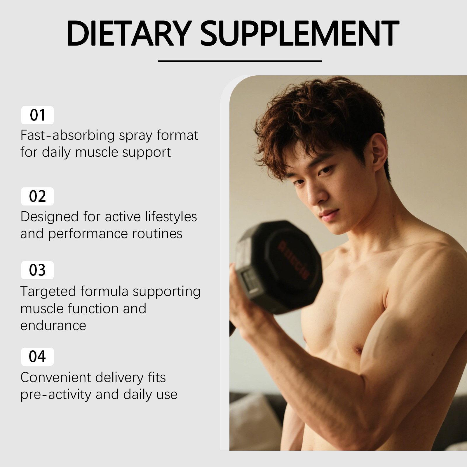 Spray pour la croissance muscu - Nutrition Physical Fitness avis et prix