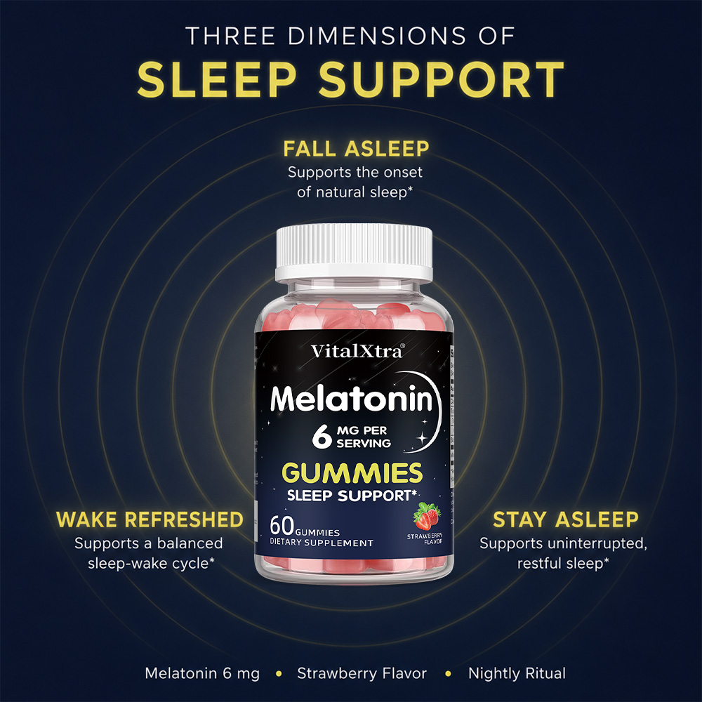 Gommes à la mélatonine 6 mg, s - Melatonin Sleep Gummy avis et prix