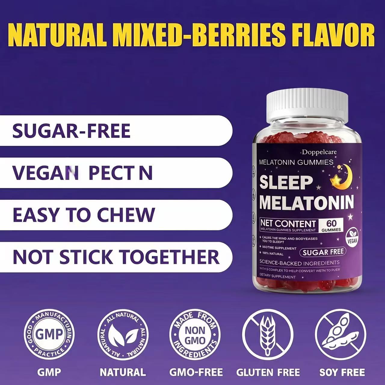 Gummies de mélatonine sans suc - Melatonin Sleep Gummy avis et prix