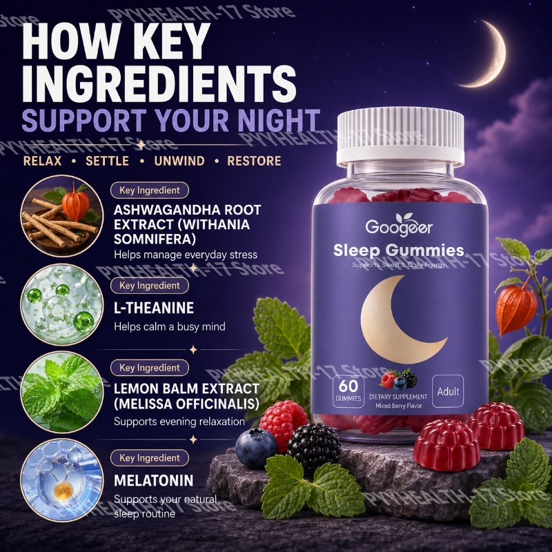 Gommes de sommeil Googeer pour - Melatonin Sleep Gummy avis et prix