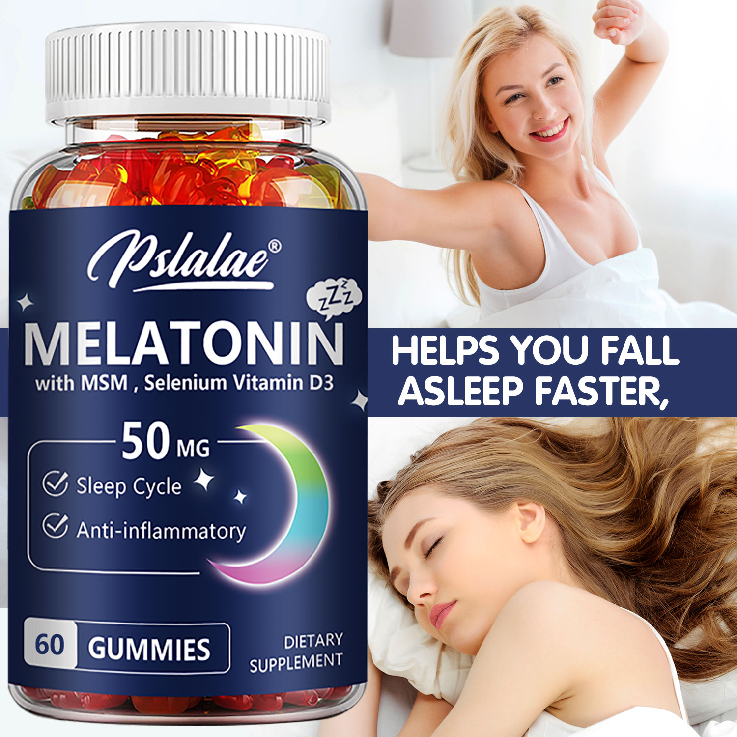 Melatonine Gummies 50mg - Soul - Melatonin Sleep Gummy avis et prix