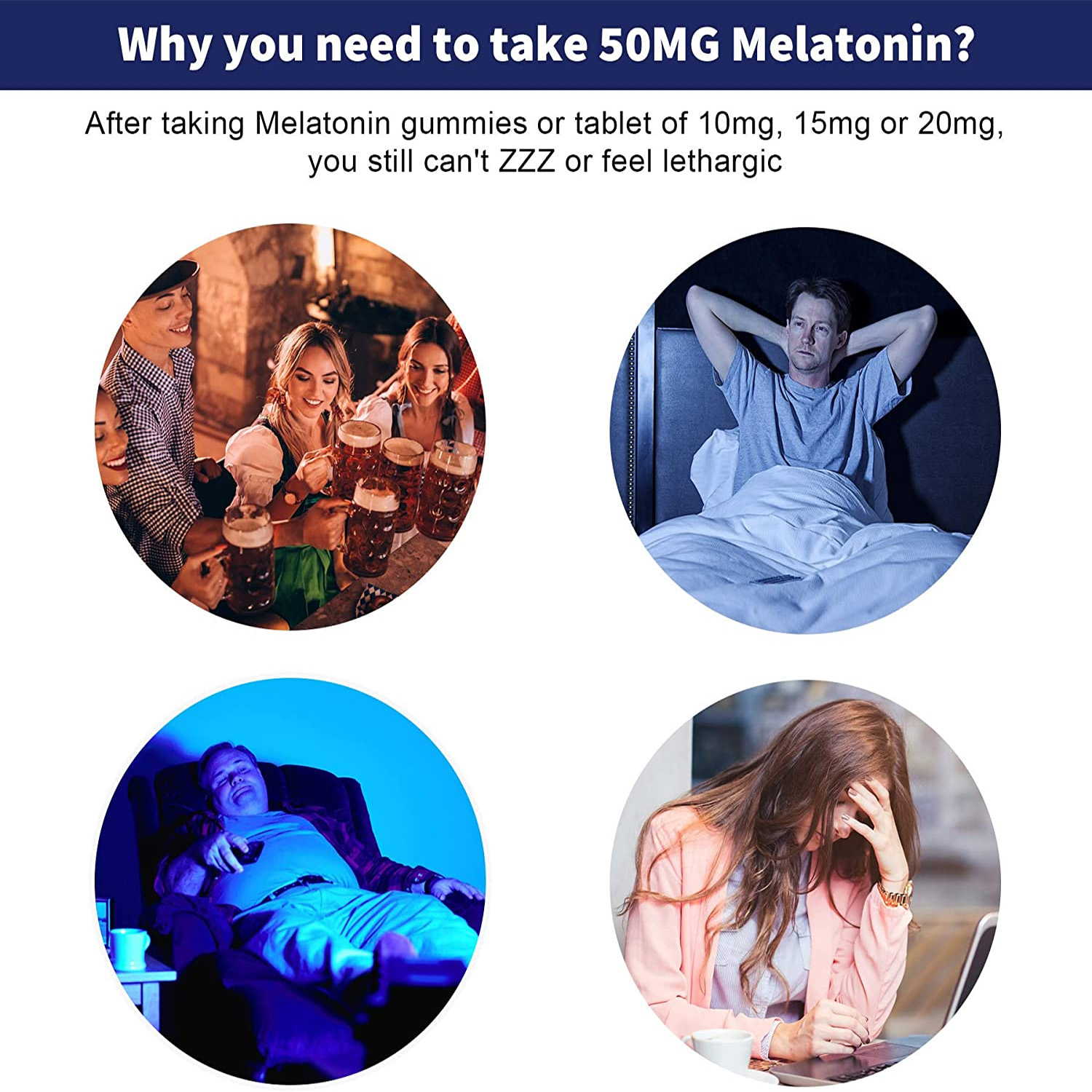 Melatonine Gummies 50mg - Soul - Melatonin Sleep Gummy avis et prix